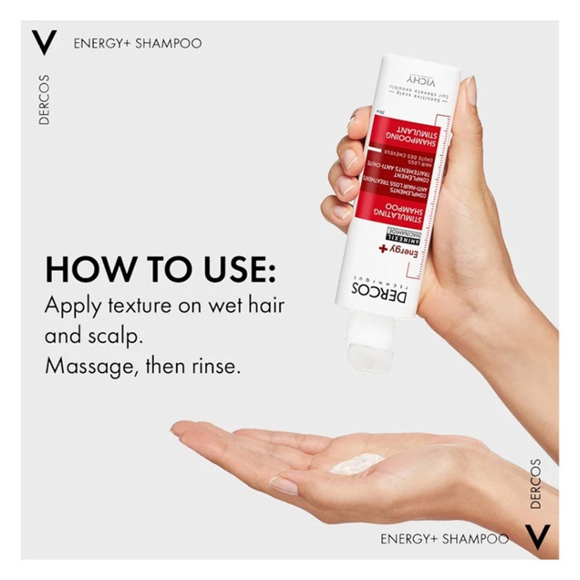Vichy Dercos Energy+ Stimulating Shampoo 200ml