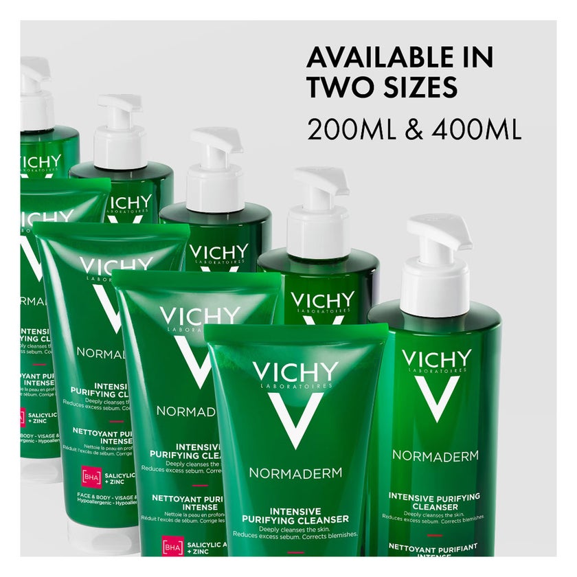 Vichy Normaderm Phytosolution Intensive Purifying Gel With Salicylic Acid 200ml