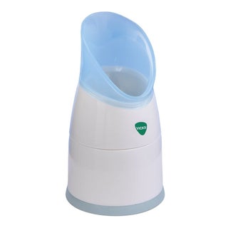 Vicks Portable Manual Steam Inhaler With Menthol Scented Vapopads 