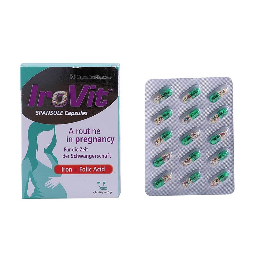 Vitane Irovit Spansule Capsules, Pack of 30's