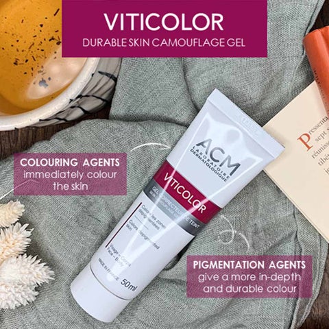 ACM Viticolor Durable Skin Camouflage Gel For Depigmented Skin 50ml