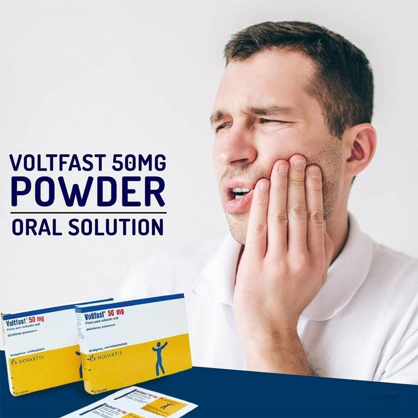 Voltfast Sachets For Pain Relief, Pack of 30's