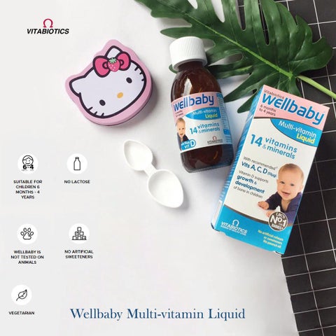 Vitabiotics Wellbaby Multivitamin Liquid - 150ml