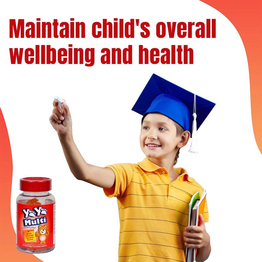 Yaya Bears Multivitamin Gummies, Pack of 60's