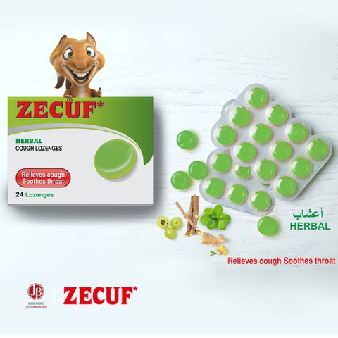 Zecuf Herbal Lozenges, Pack of 24's