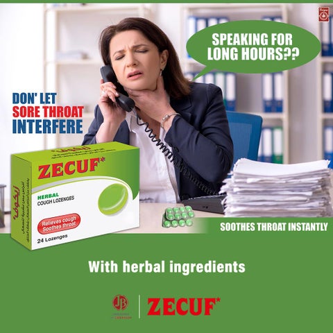 Zecuf Herbal Lozenges, Pack of 24's