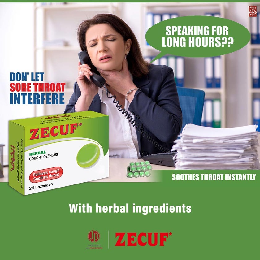 Zecuf Herbal Lozenges, Pack of 24's
