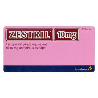 Zestril 10mg Tablets, Pack of 28's