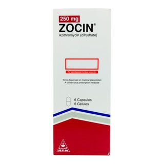 Zocin 250mg Capsules, Pack of 6's