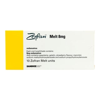 Zofran Melt 8mg Orodispersible Tablets, Pack of 10's