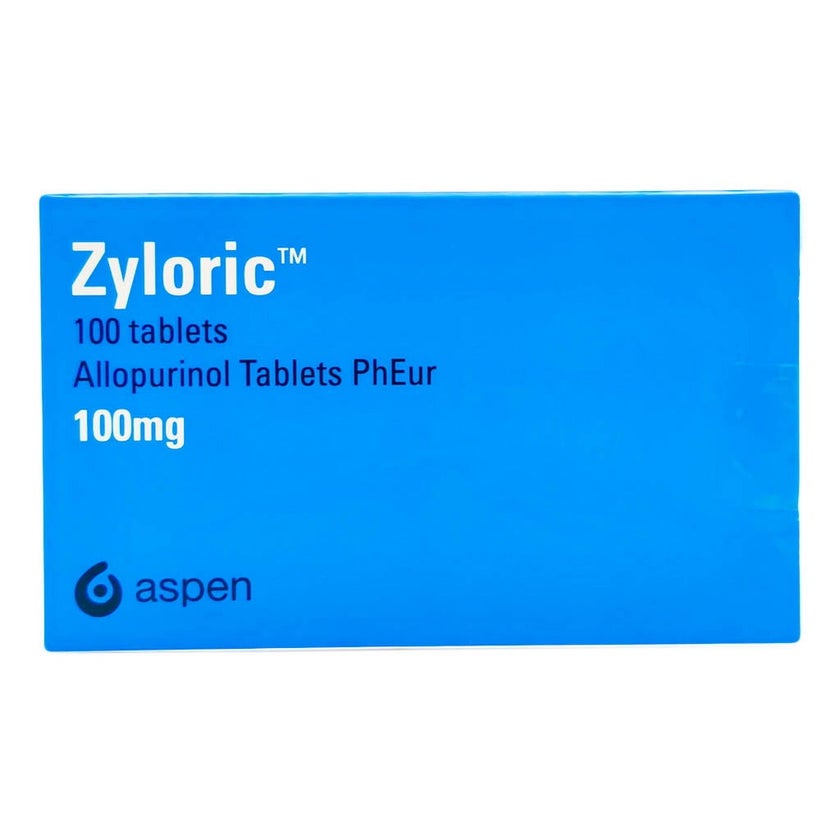 Zyloric 100mg Tablets, Pack of 100's