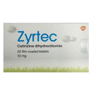 Zyrtec Tablets 10mg Cetirizine For Cold & Allergy Relief, Pack of 20’s 
