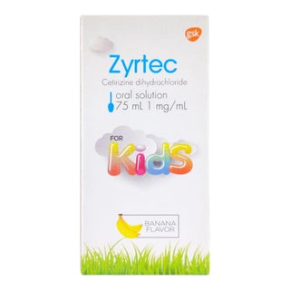 Zyrtec 1mg/ml Syrup For Kids 75ml