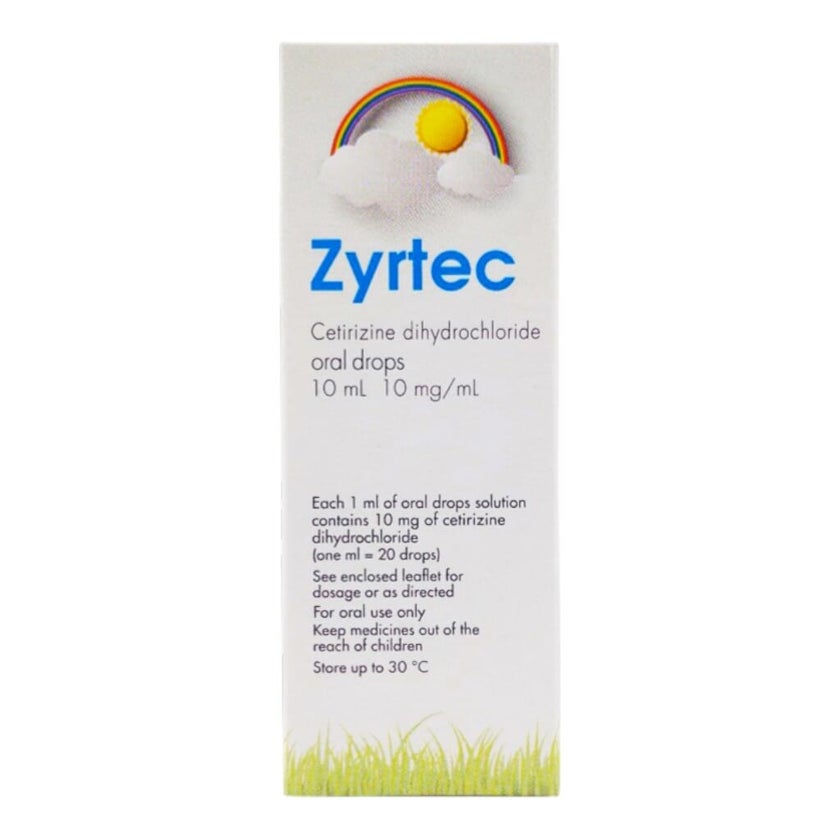 Zyrtec Oral Drops 1% 10ml