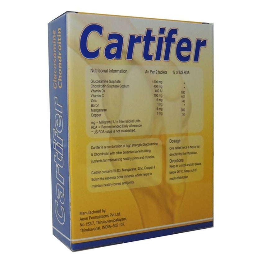 Cartifer Tablets, Pack of 30's