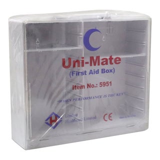 First Aid Box Trans ABS Medium