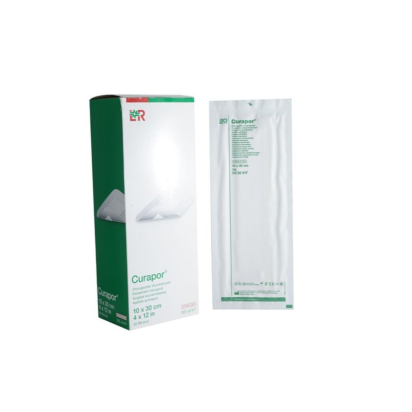 LR Curapor Surgical Wound Dressing 10 x 30cm, Pack of 50's
