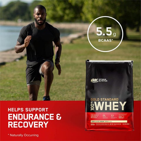 Optimum Nutrition Gold Standard 100% Whey Vanilla Ice Cream 10lb