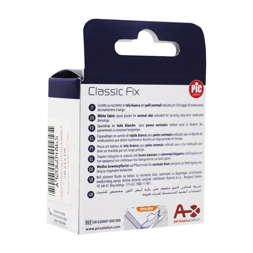 Pic Classic Fix Fabric Spool Plaster 2.5cm x 5m