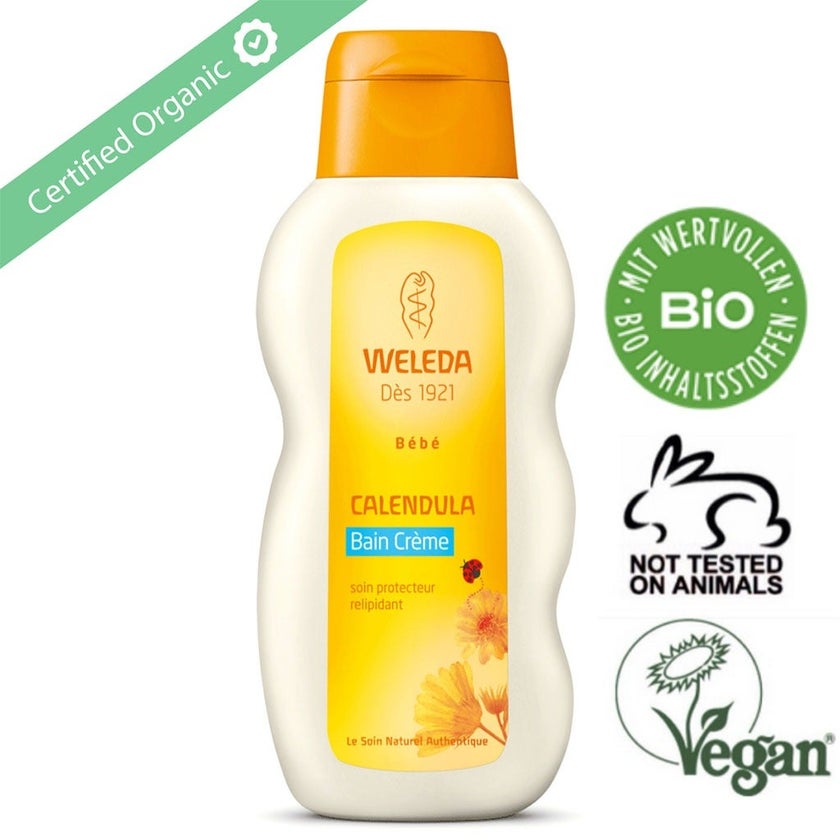 Weleda Baby Comforting Cream Bath With Calendula Extracts For Delicate Baby Skin 200ml