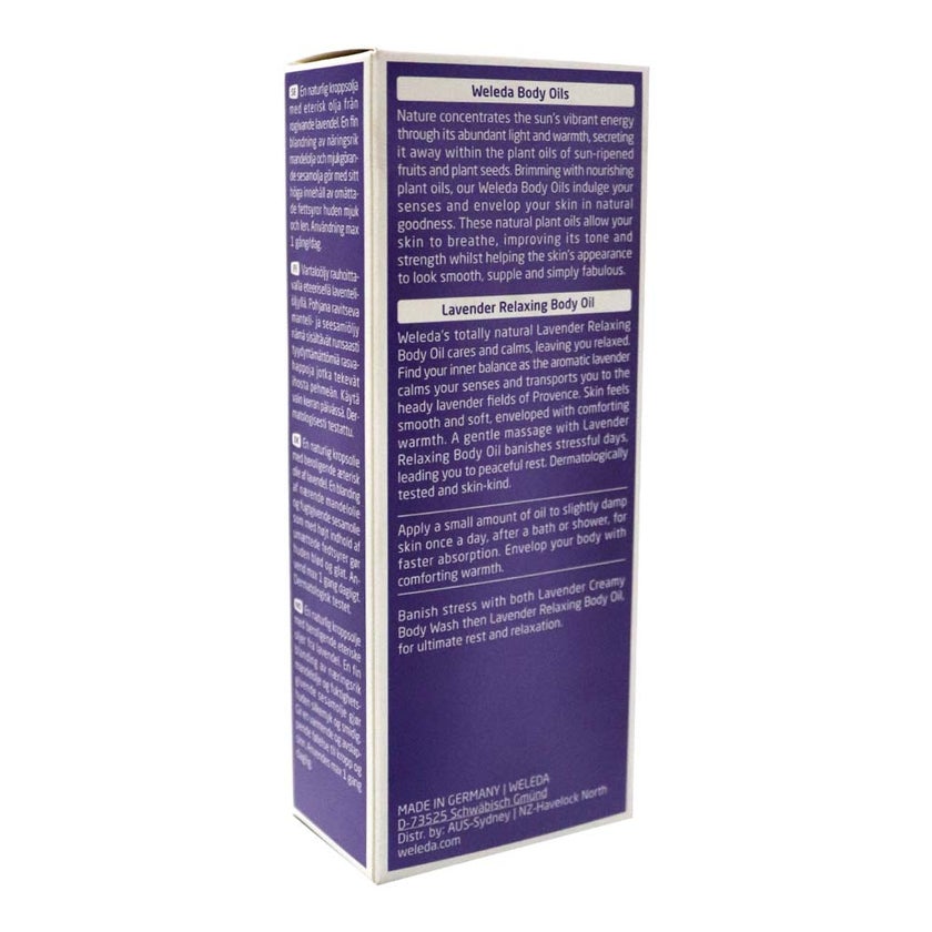 Weleda Lavender Relaxing Body Oil 100ml