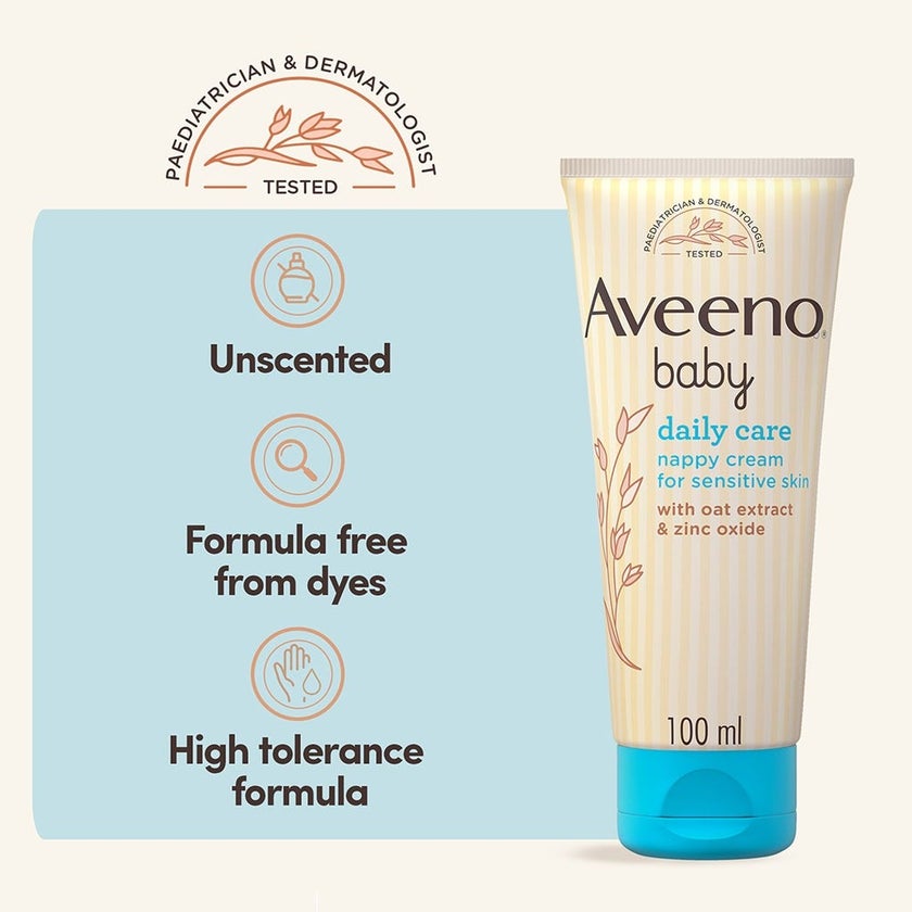 Aveeno Baby Daily Care Barrier Nappy Cream 100ml