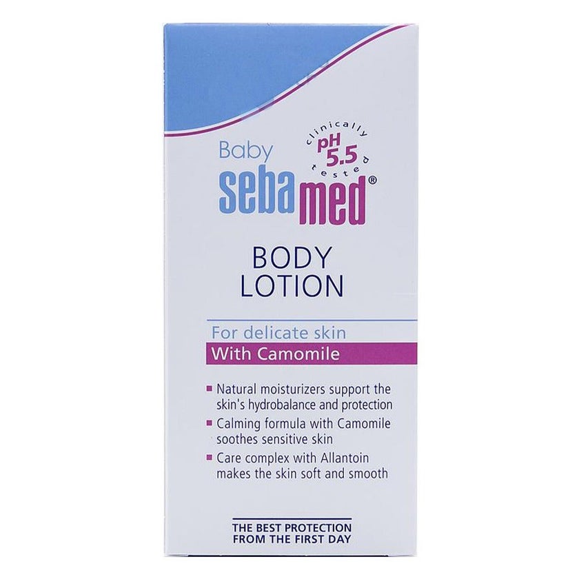 Sebamed Body Lotion With Chamomile For Delicate Baby Skin 200ml