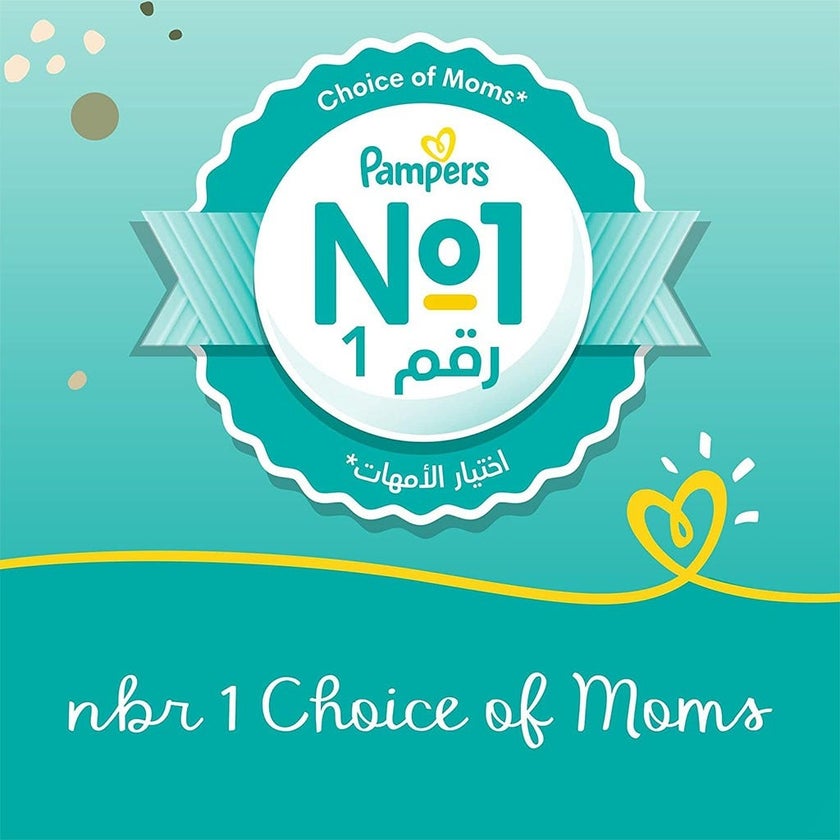 Pampers Baby-Dry Newborn Diapers With Aloe Vera, Size 2, 3-8Kg, Jumbo Pack of 64's