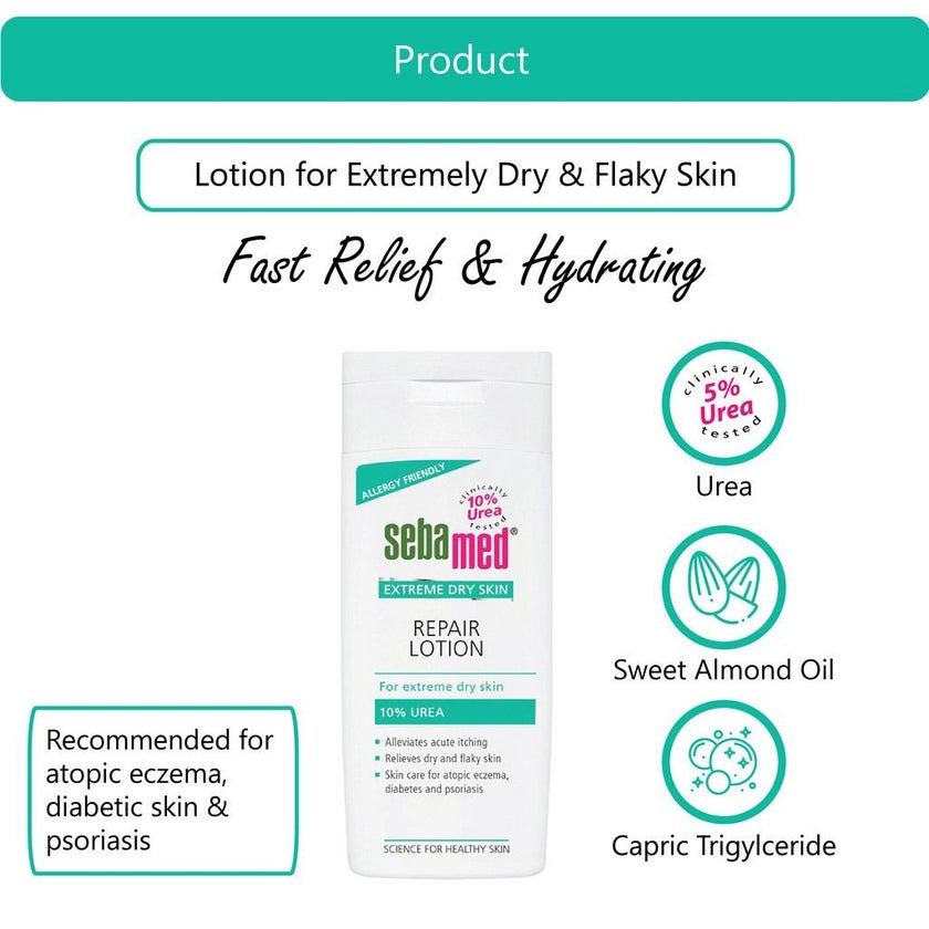 Sebamed Extreme Dry Skin Repair Urea Lotion 200ml