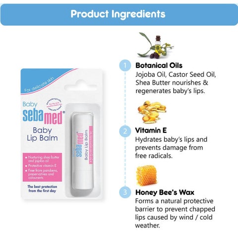 Sebamed Baby Lip Balm - 4.8g