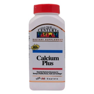 21st Century Calcium Plus Multimineral + Vitamin D Tablets For Bones & Teeth, Pack of 120's