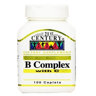 21st Century B Complex With Vitamin C Caplets, Pack of 100's