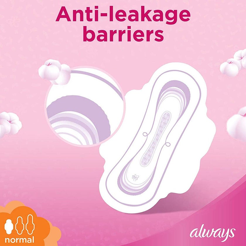 Always Cotton Soft Ultra Thin Normal Sanitary Pads With Wings, Pack of 20's