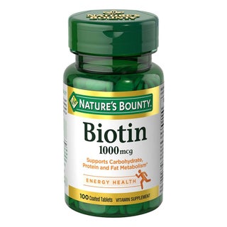Nature's Bounty Biotin 1000mcg Capsules, Pack of 100's