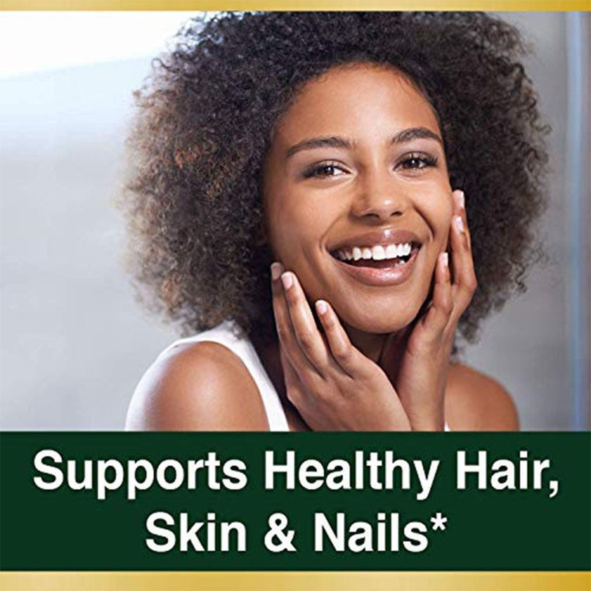 Nature's Bounty Biotin 1000mcg Capsules, Pack of 100's