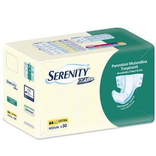 Serenity Adult Diapers Medium, Pack of 30's
