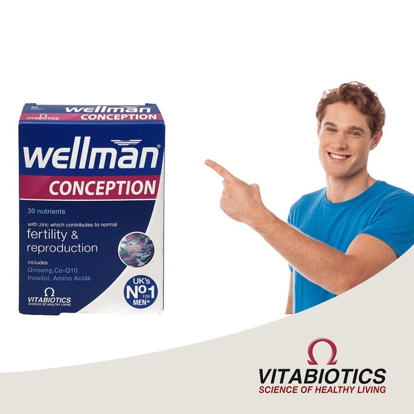 Vitabiotics Wellman Conception Tablets, Pack of 30's