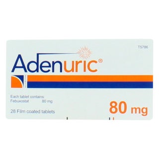 Adenuric 80mg Tablets, Pack of 28's
