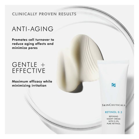 SkinCeuticals 0.3% Retinol Night Cream, Anti-Aging - 30ml