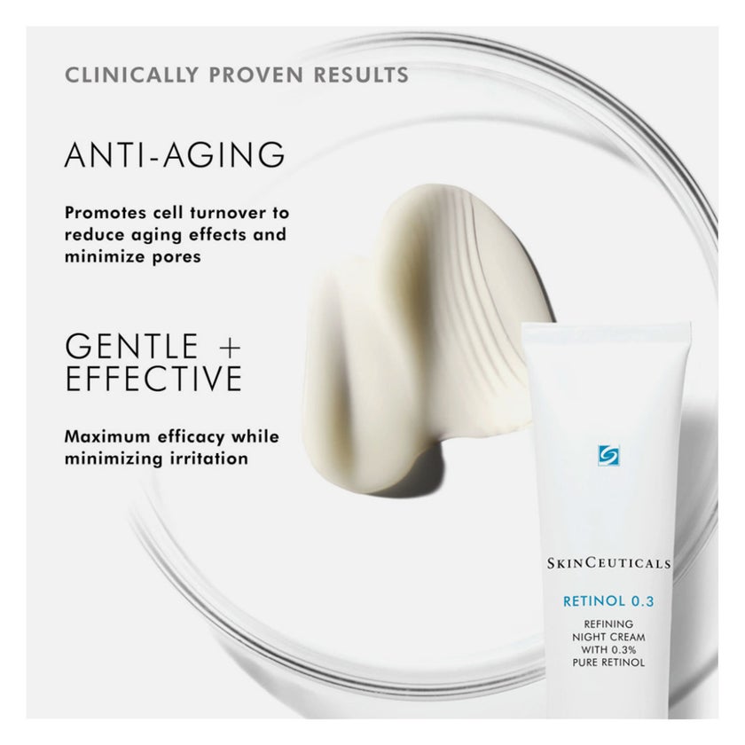 SkinCeuticals 0.3% Retinol Anti-Aging Night Cream - 30ml