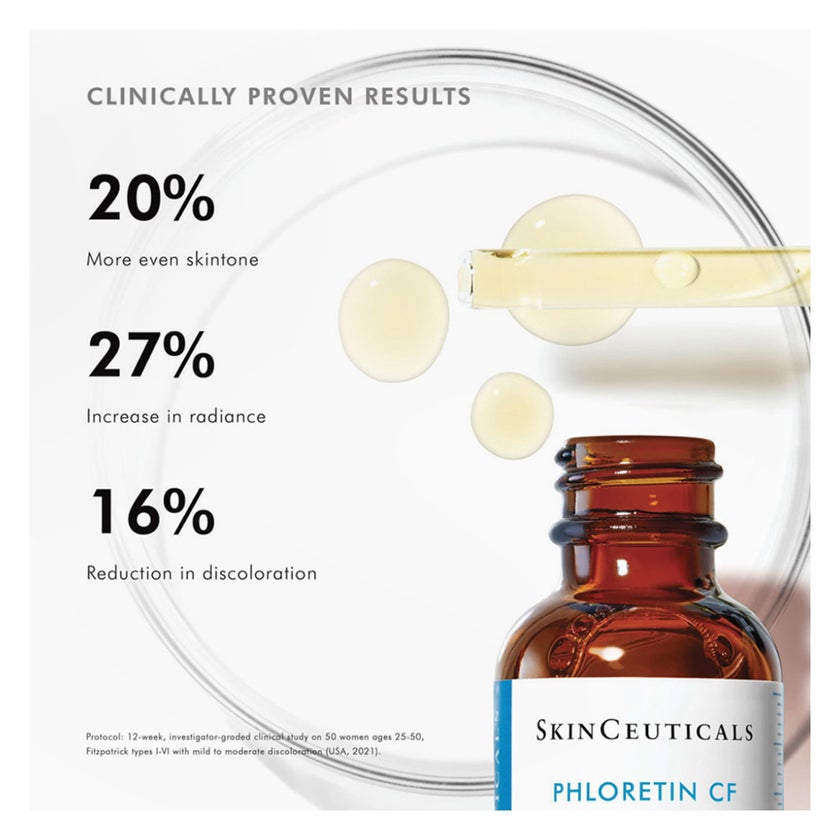 SkinCeuticals Phloretin CF Anti-Aging, Vitamin C Serum - 30ml