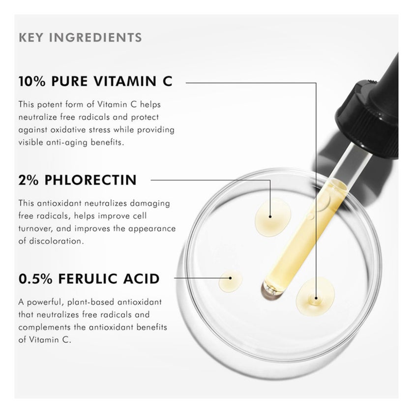 SkinCeuticals Phloretin CF Anti-Aging, Vitamin C Serum - 30ml
