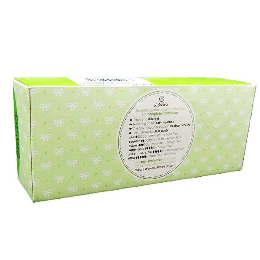 Lil-Lets Non Applicator Tampons Super Plus, Pack of 16's