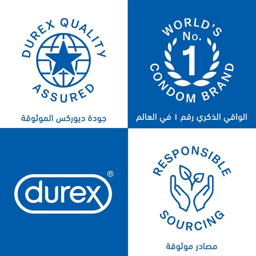 Durex Real Feel Natural Feeling Condoms, Pack of 10's