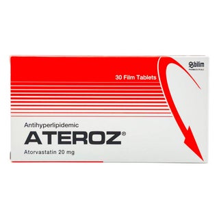 Ateroz 20mg Tablets, Pack of 30's