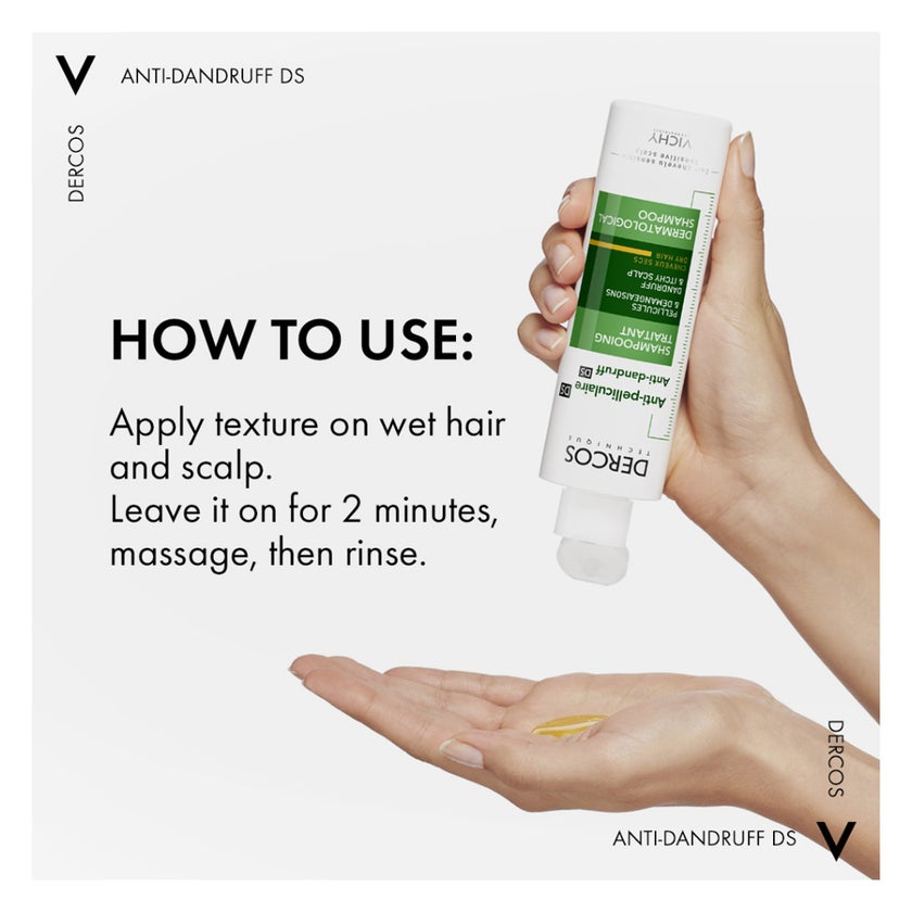 Vichy Dercos Anti Dandruff Shampoo For Dry Hair 200ml