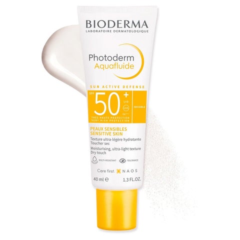 بيوديرما فوتوديرم أكوافلويد كريم بعامل حماية من الشمس SPF50+ غير مرئي للبشرة الحساسة 40 مل
