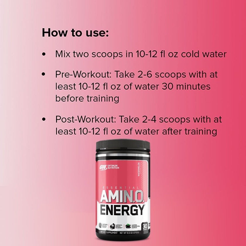Optimum Nutrition Essential Amino Energy Watermelon 30 Servings