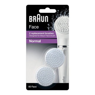 Braun SE80 Face Replacement Brushes, Pack of 2's