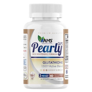 AMS Pearly Skin Whitening Glutathione Capsules, Pack of 60's
